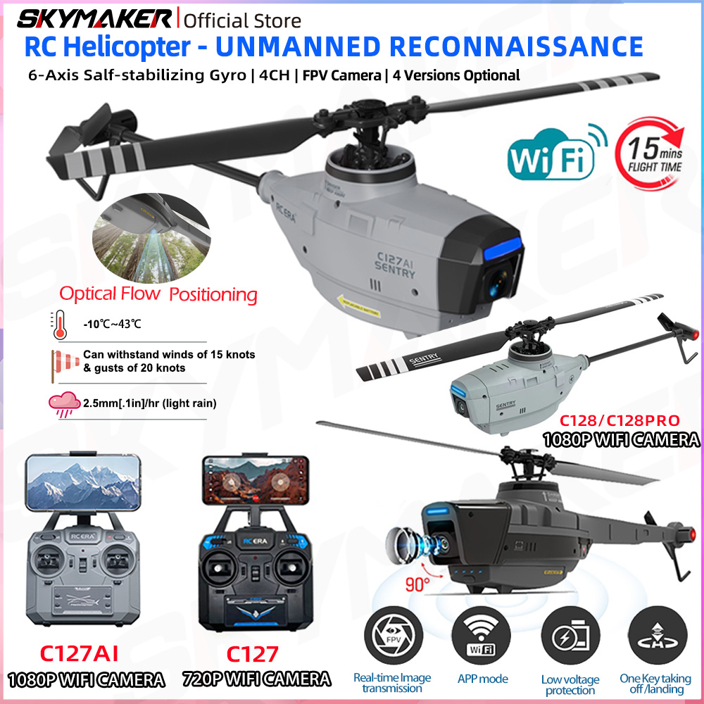 Rc Helicopter Case - Helicóptero RC ERA C127AI C127 C128