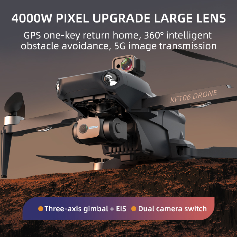 2022 novo kf106 max zangão 8k  - Rc Helicopter Charger avaliação e preço