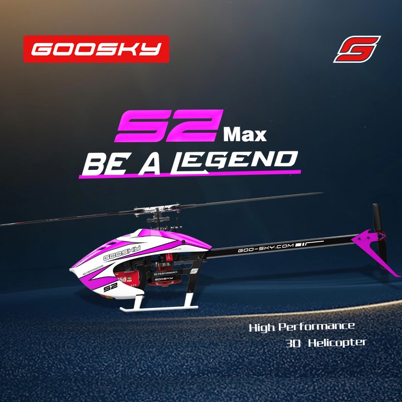 Goosky s2 max modelo de aerona - Rc Helicopter Case avaliação e preço