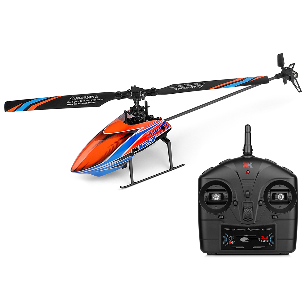 Wltoys-hélice giratória xk k12 - Rc Helicopter Single Rotor avaliação e preço