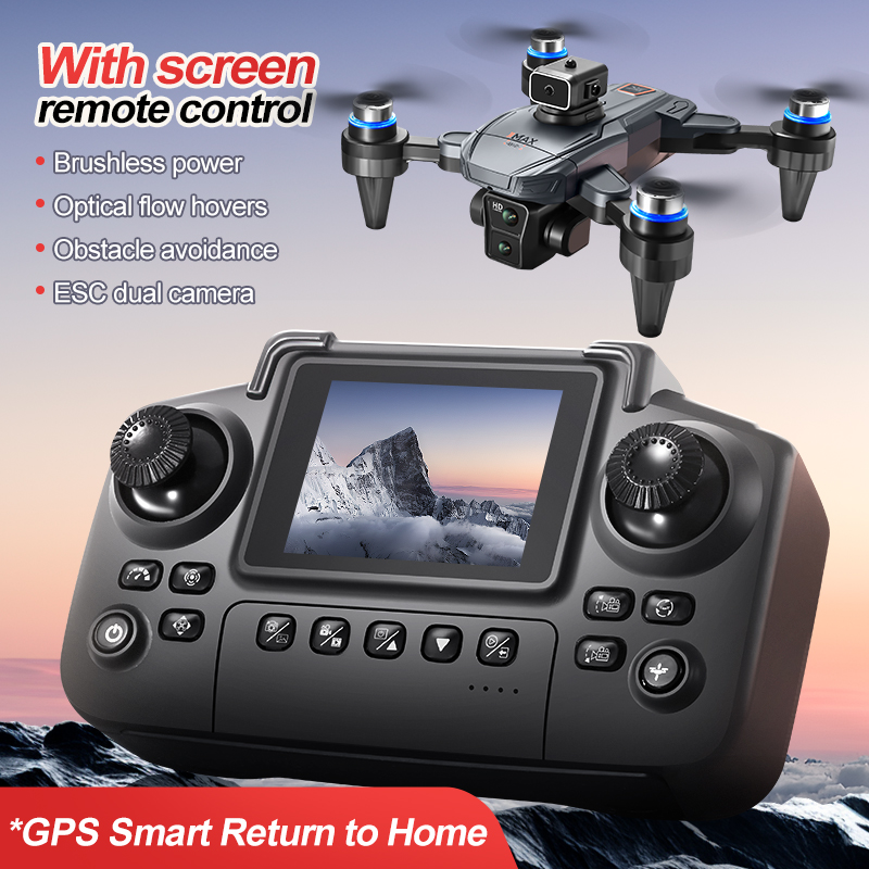 Zangão gps rc com tela 4k prof - Rc Helicopter Electric avaliação e preço
