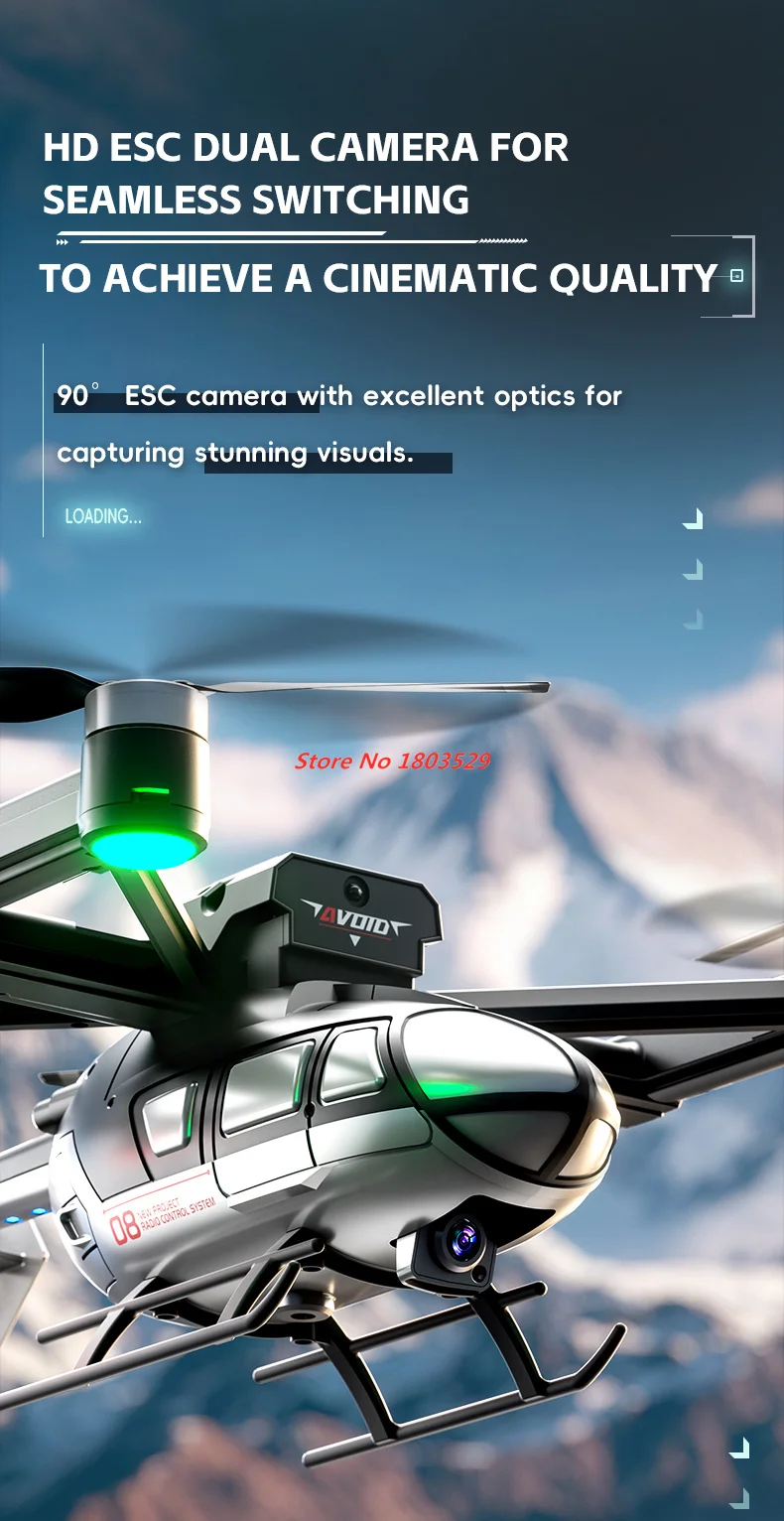 Drone WIFI com Câmera HD Profi - Rc Helicopter Electric avaliação e preço