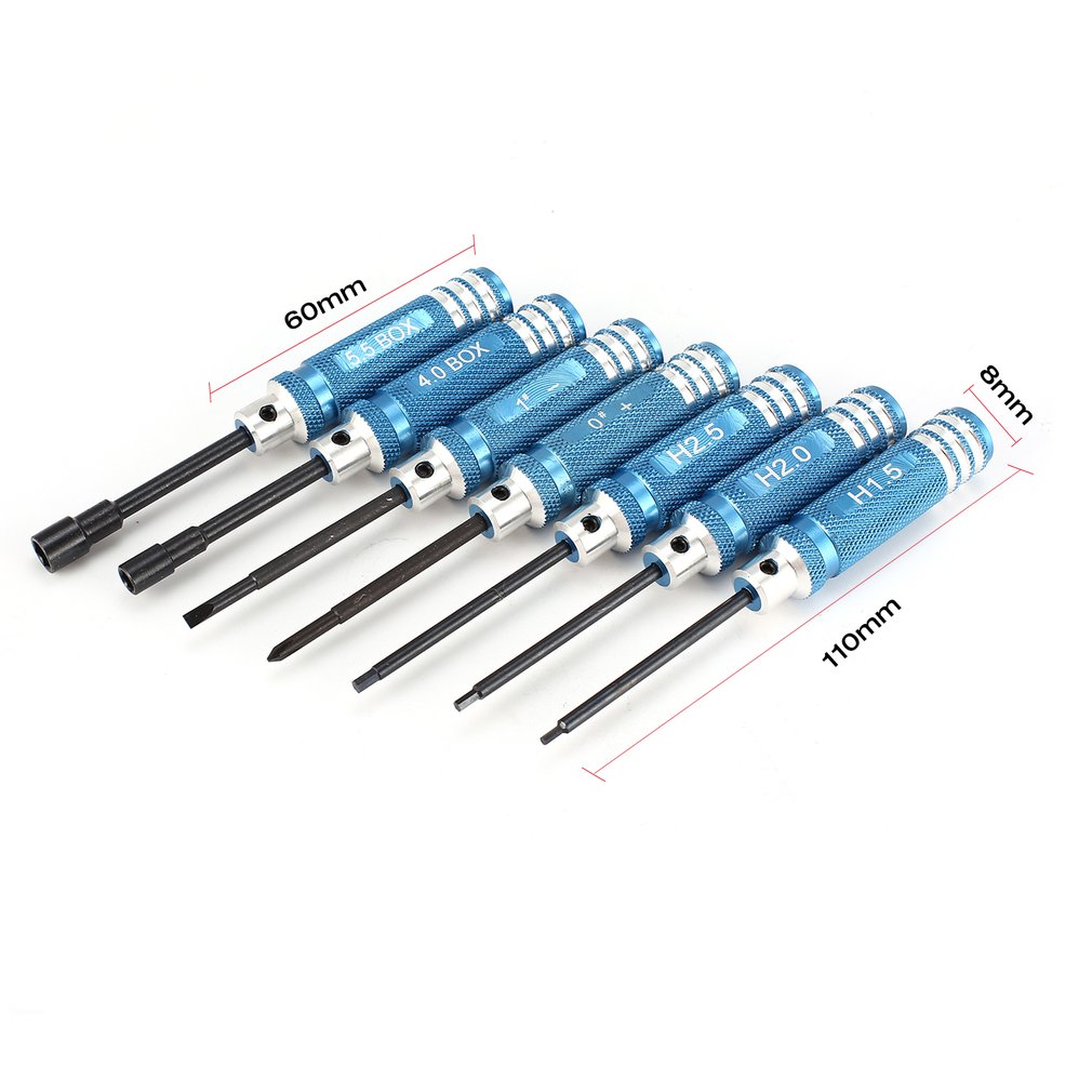 Ysido 7 peças 1.5 2.0 2.5mm fe - Rc Helicopter Tool Kit avaliação e preço
