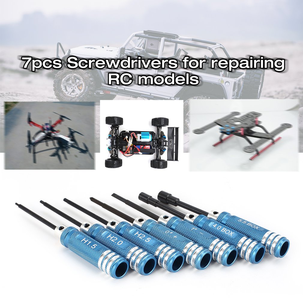 Ysido 7 peças 1.5 2.0 2.5mm fe - Rc Helicopter Tool Kit avaliação e preço